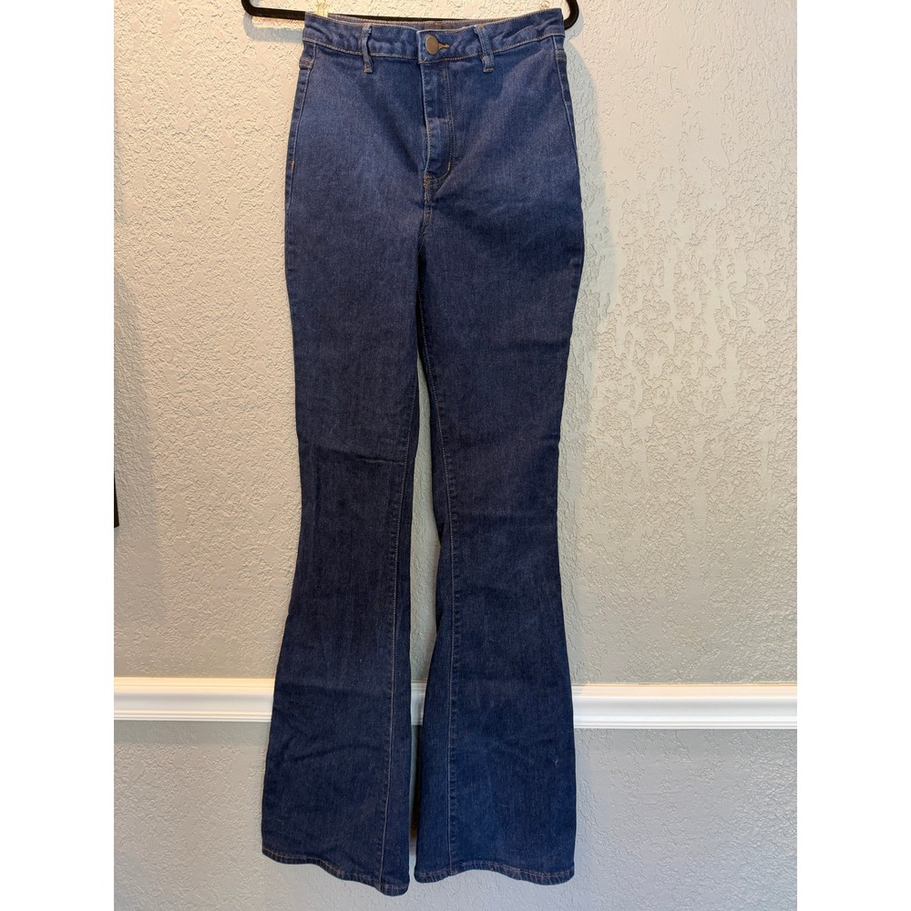 LTS Women's Dark Wash High Waist Flare Jeans Size‎ 6